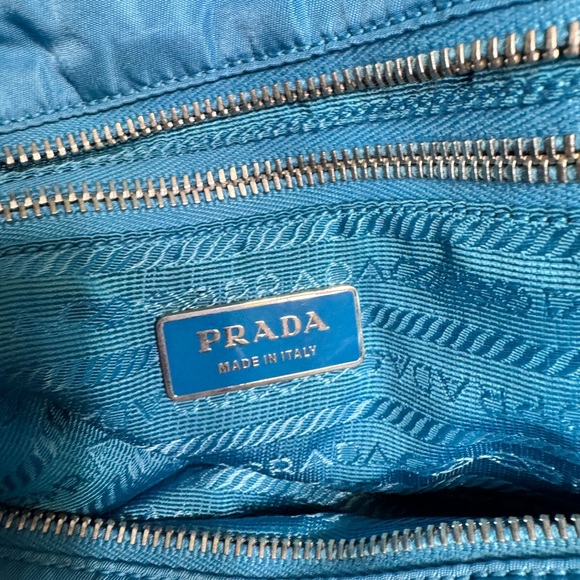 Prada Blue Nylon Tote Bag - Picture 5 of 15